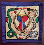 Vodou flag: Dambala